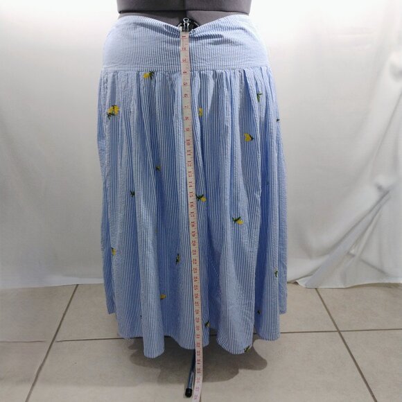Free Assembly Women’s Plus Pleated Cotton Maxi Skirt | Size 20W | NWT - Picture 8 of 16